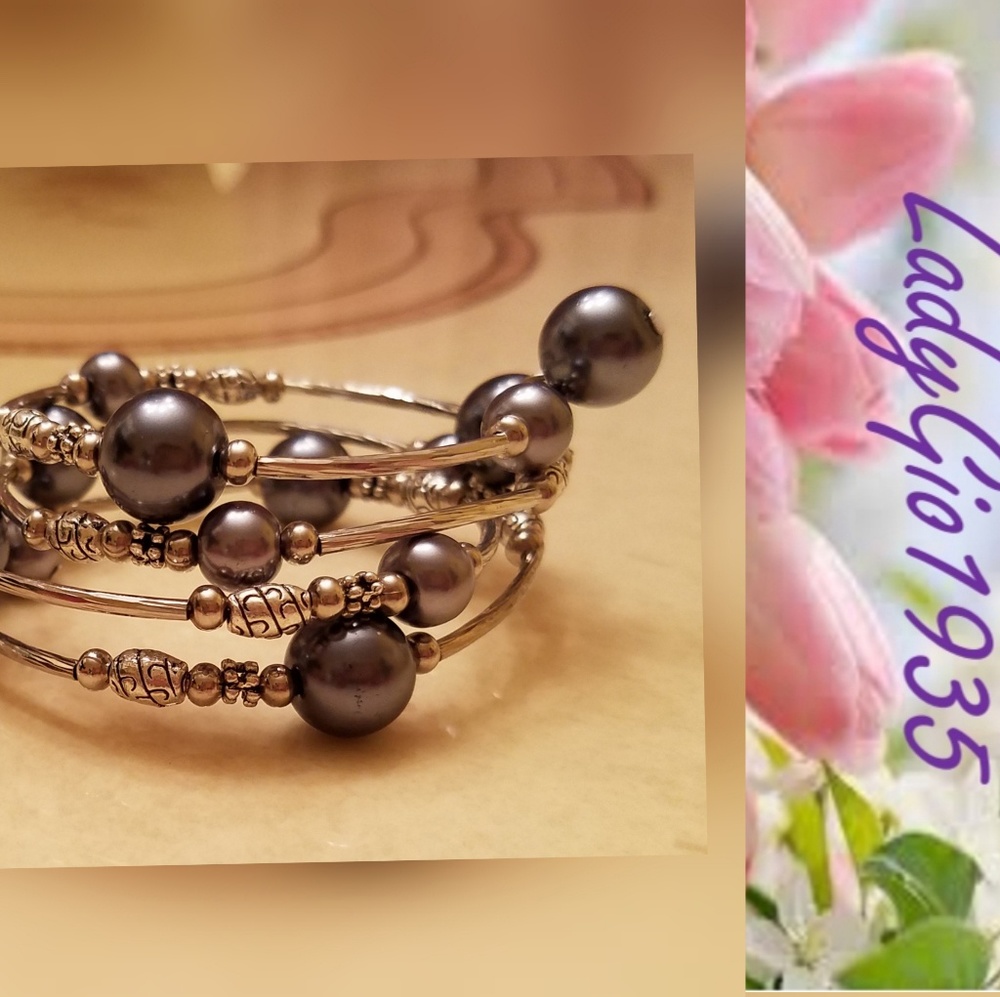 Spiral Beaded Bracelet